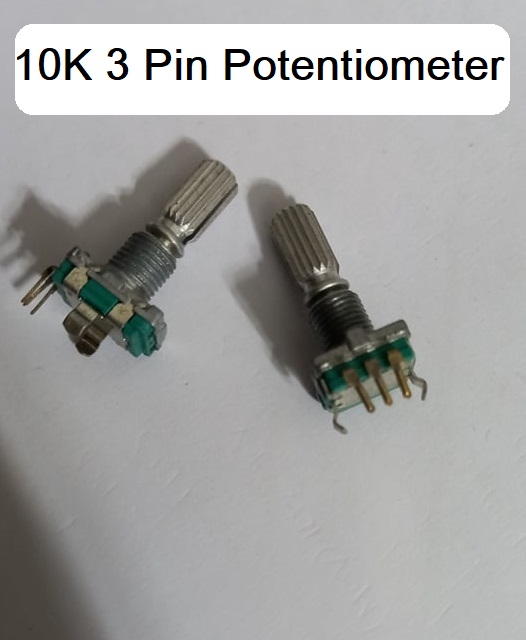 3Pin Single Gang Rotary 10K 3 Pin Linear Taper Pot Potentiometer Volume Controller Variable Resistor 10K Ohm Potentiometer Single Gang Rotary Switches Electronics Circuitry & Parts. 