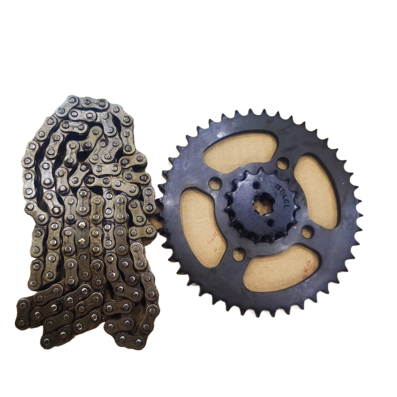 Chain Sprocket Set Bajaj-Pulsar 150 Single Disc all model. 
