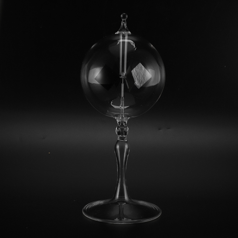 20.5cm Glass Windmill Solar Powered Crookes Radiometer Light Mill/Educational Teaching Study Tool/Office Home Decoration. 