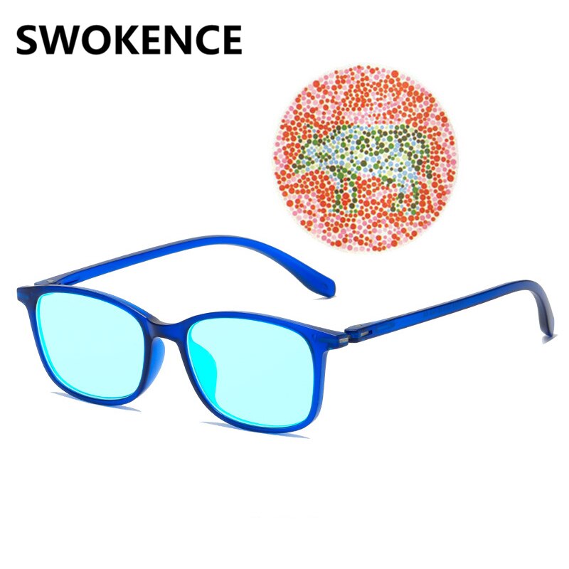 Red Green Color-blindness Glasses Women Men Color Blind Corrective Spectacles TR90 Frame Driver Glasses For Daltonism F571. 
