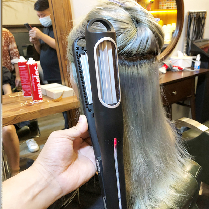 Automatic Rotating Thermo-ceramic Corn Curling Iron Wool Roll Small Volume Electric Wave Style Hair Corn Splint curling machine. 