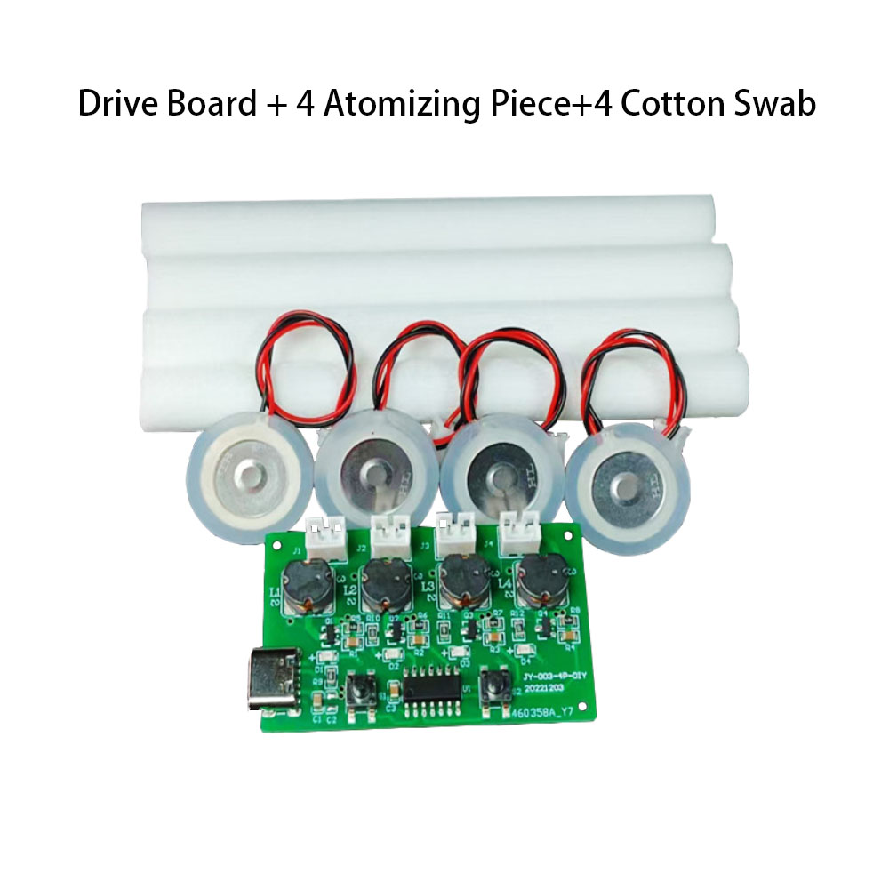 Four-spray Humidifier Module DIY Kits Humidifier Control Panel Atomizer Drive Board Type-C USB 4 Atomization Piece. 