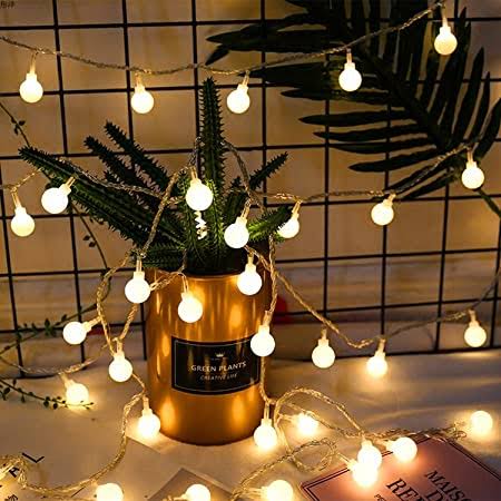 snowball fairy lights