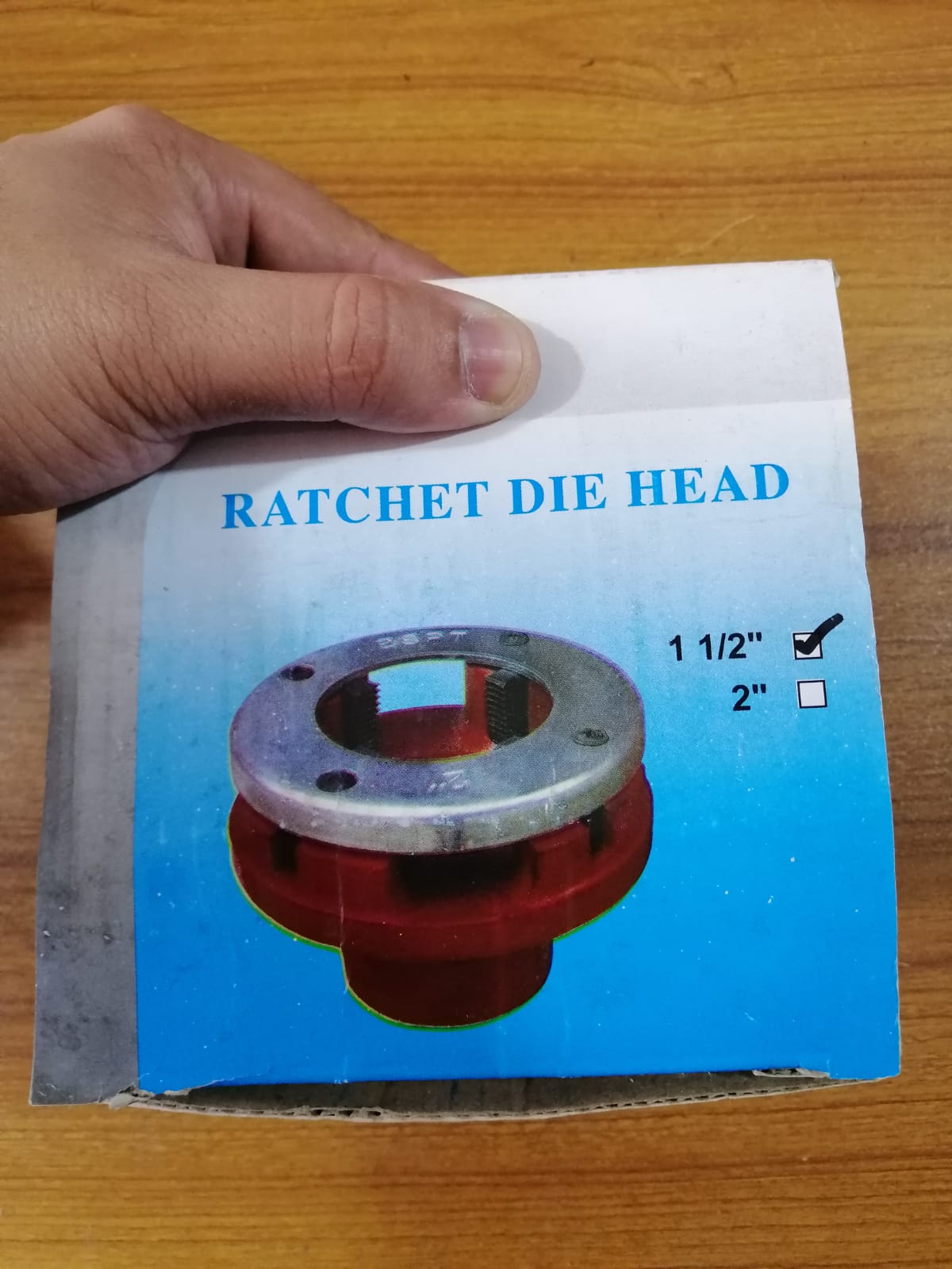 Pipe Die Head 1/2(one And Half Inch) Red For PVC/PPR/GI Pipe Thread