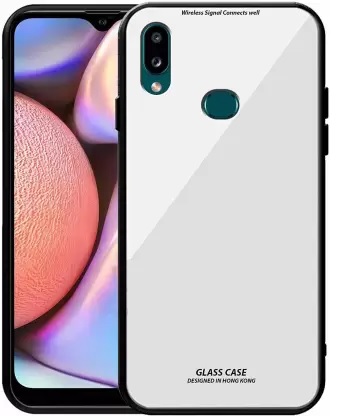 Samsung Galaxy A10s - HONG KONG DESIGN Scratchproof Tempered Glass Back Cover