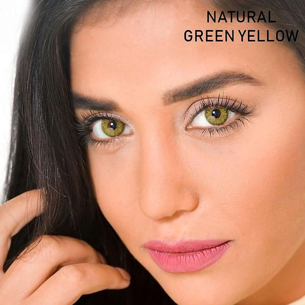Bella Contact Lens Natural Green Yellow