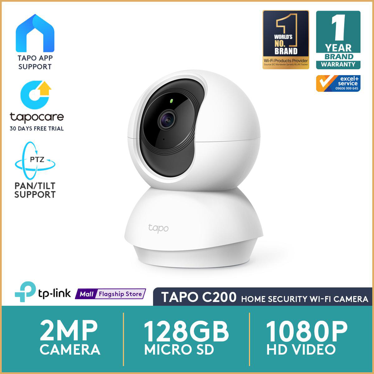 TP-link Tapo C200 Trådlös övervakningskamera