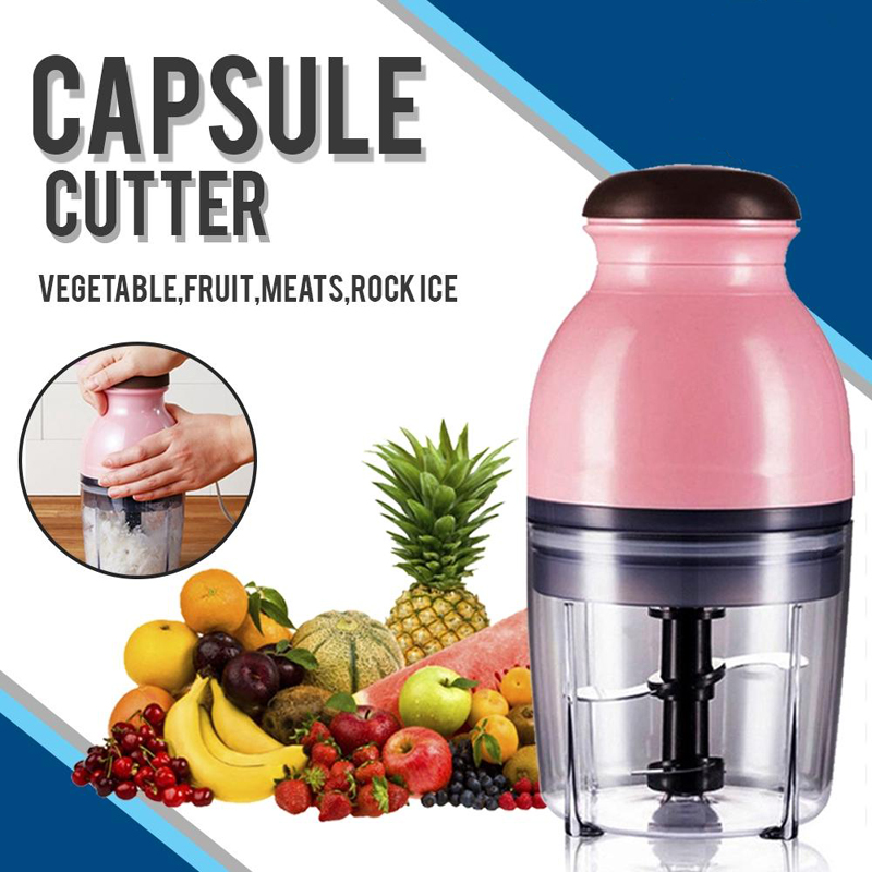 Portable and Durable ALL IN One CAPSULE CUTTER, FOOD PROCESSOR, CRUSHER AND BLENDER for Household Purpose. 