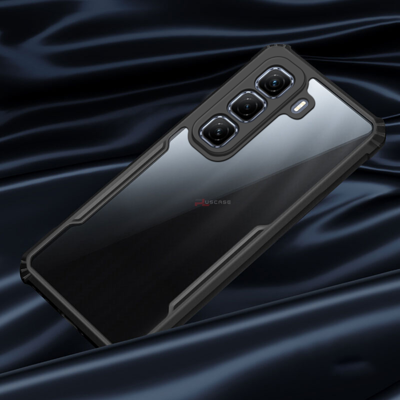 PlusCase for Infinix Hot 50 Pro+ 4G Plus Case Air Cushion Hard Clear Shockproof Back Cover. 