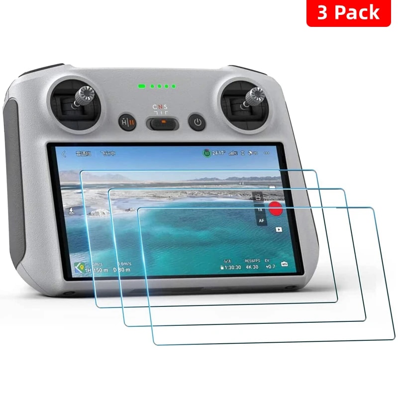 1-3Pcs Tempered Glass For DJI Mini 3 PRO RC Remote Controller Screen Protector Scratch-Proof Film For DJI Air 3 RC 2 Accessories. 