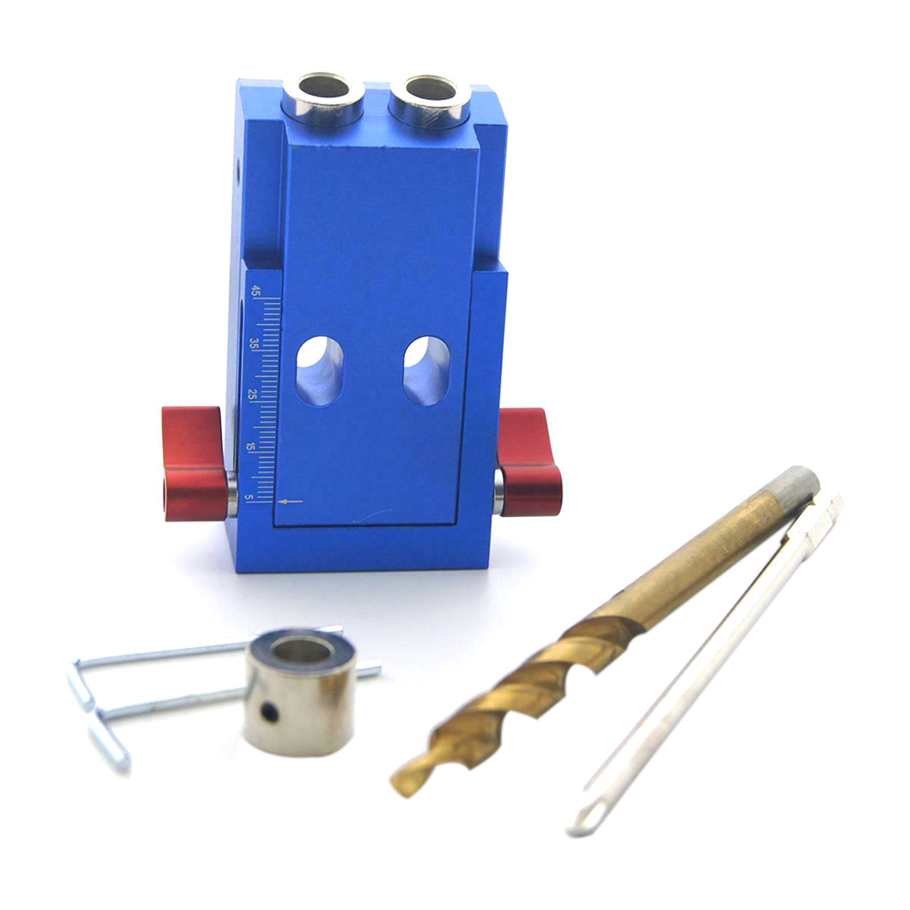 KOGEEK 105402 Katsu Pocket Hole Drilling Jig Kit With Step Bit Woodworking Joinery Tool