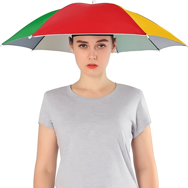Massmall Summer Umbrella Hat 27 UV Protection Umbrella Hats For Women 