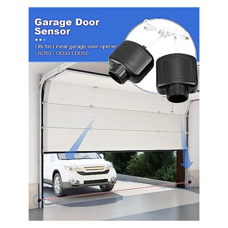 Garage Door Opener Safety Sensor for Garage Door Opener Accessories LSO50 LDO33 LDO50 Garage Sensor Accessories. 