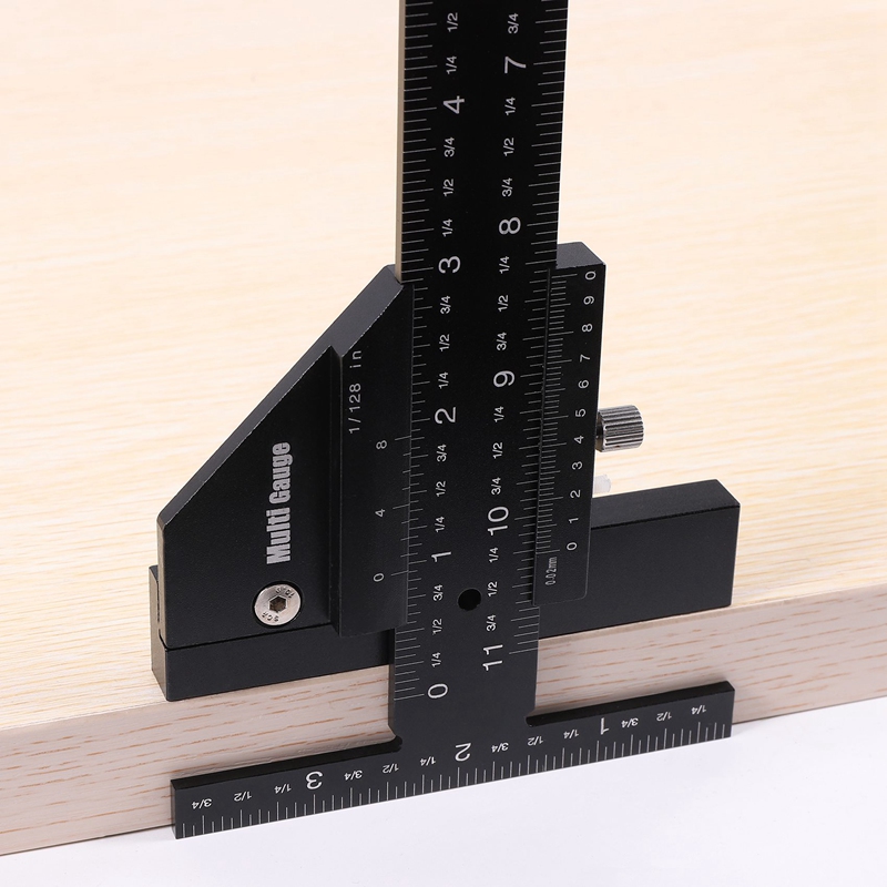 Multi Gauge Woodworking Multifunctional Ruler,Angle Woodworking Tools. 
