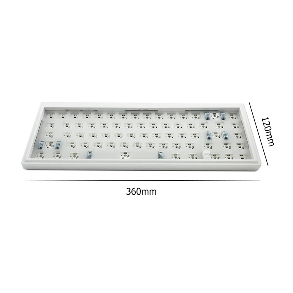 GAS67 customized Mechanical keyboard kit hot-swappable Wired RGB Backlit Gasket Structure keyboard DIY Gaming Keyboard Kit. 