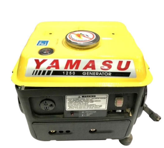 Mini Generator (Petrol/Octane) - 750W - YMS1250DC - (Portable) - Yamasu. 