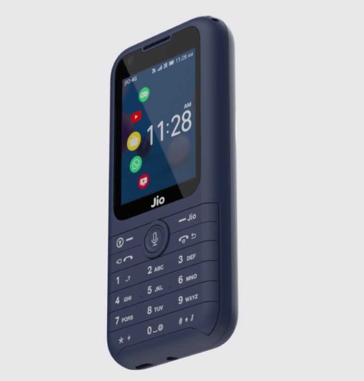 JioPhone Prima 4G Keypad Phone WiFi Hotsport Youtube support with Premium Design, JioTV, JioCinema, JioSaavn