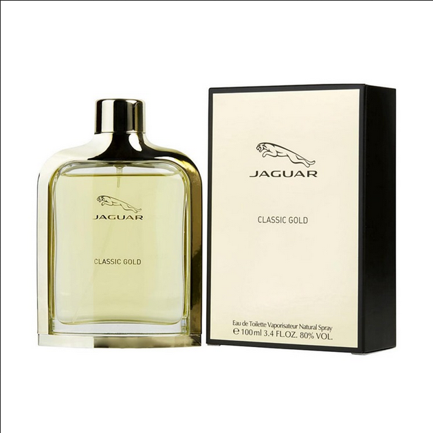 Jaguar Classic Gold Eau De Vaporisateur Spray for Men-100ml (Made in France)