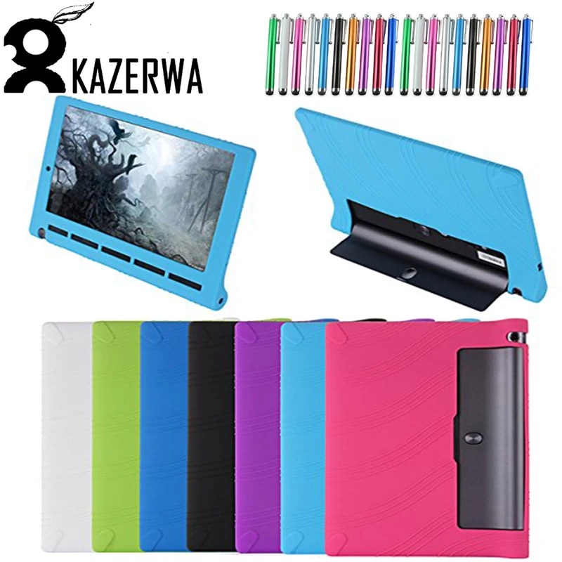 【3C VictoryEagle】Silicon Case for Lenovo Tab 3 10.1 YT3-X50M YT3-X50F Shockproof Tablet Case Cover for Lenovo YOGA Tab 3 YT3-X50M. 