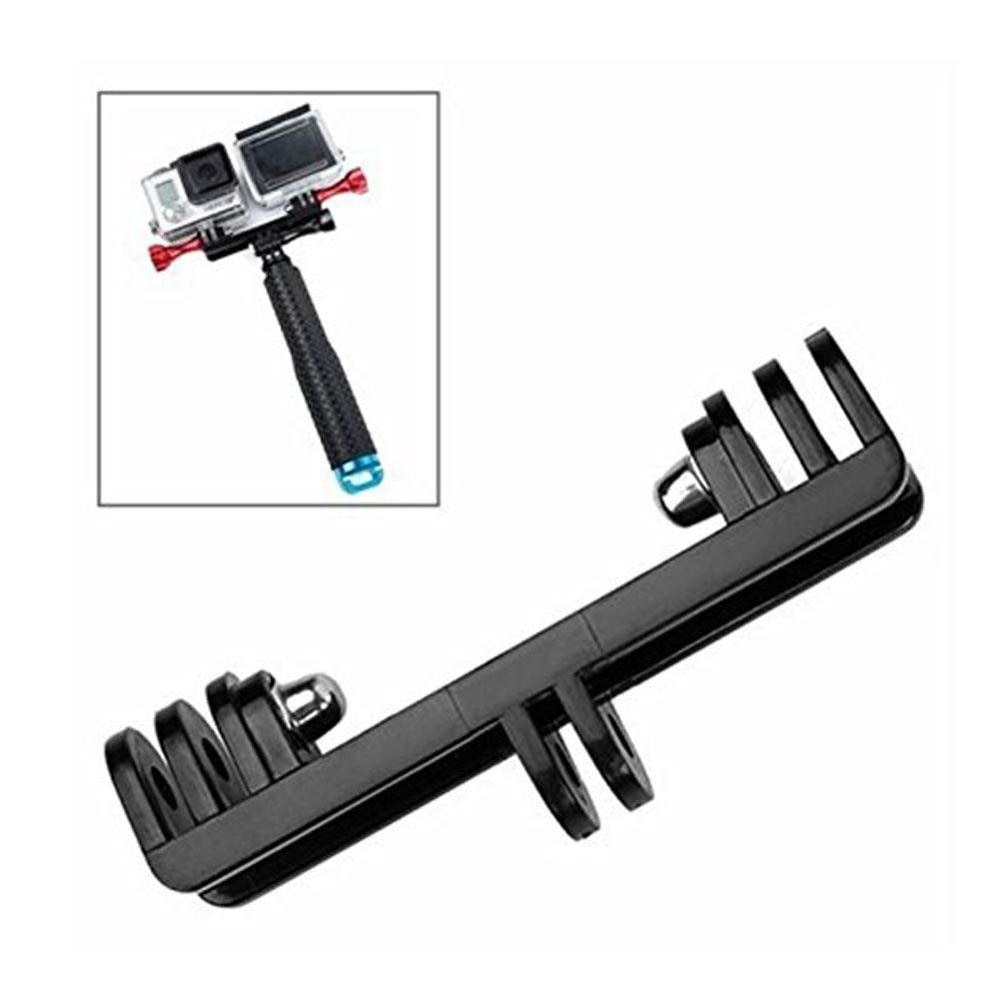 Double Bracket Bridge Dual Adapter Expansion 2 Mount Selfie Connector for GoPro Hero Sport Camera Part. 