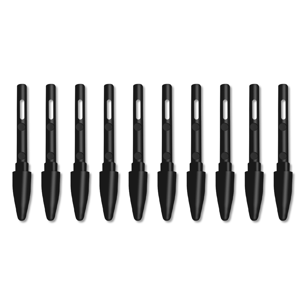 HXSJ Huion Pn05 10Pcs Replacement Pen Nibs Graphics T-ablet Pen Nibs Wear-Resistant Pen Nib For Huion Pw500/Pw507. 