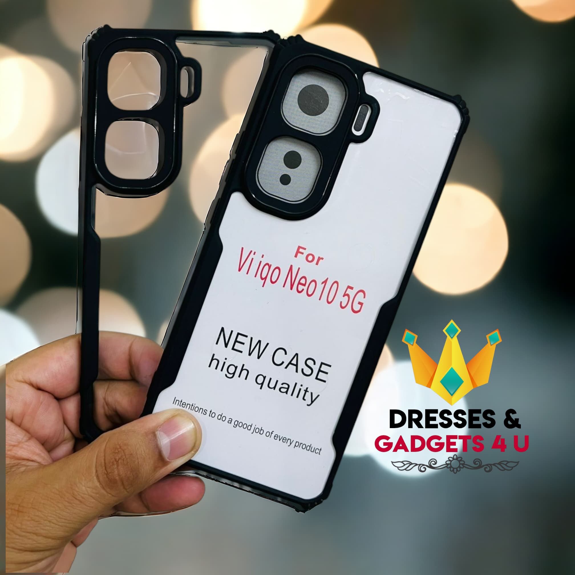 Amazon Best Back Case Cover for iQOO Neo 10/Neo 10 Pro | Compatible for IQooNeo10 Back Case Cover | Clear Case with Camera Protection | (TPU + PC | Matte Black) IQOO NEO 10 Back Case XUNDD. 
