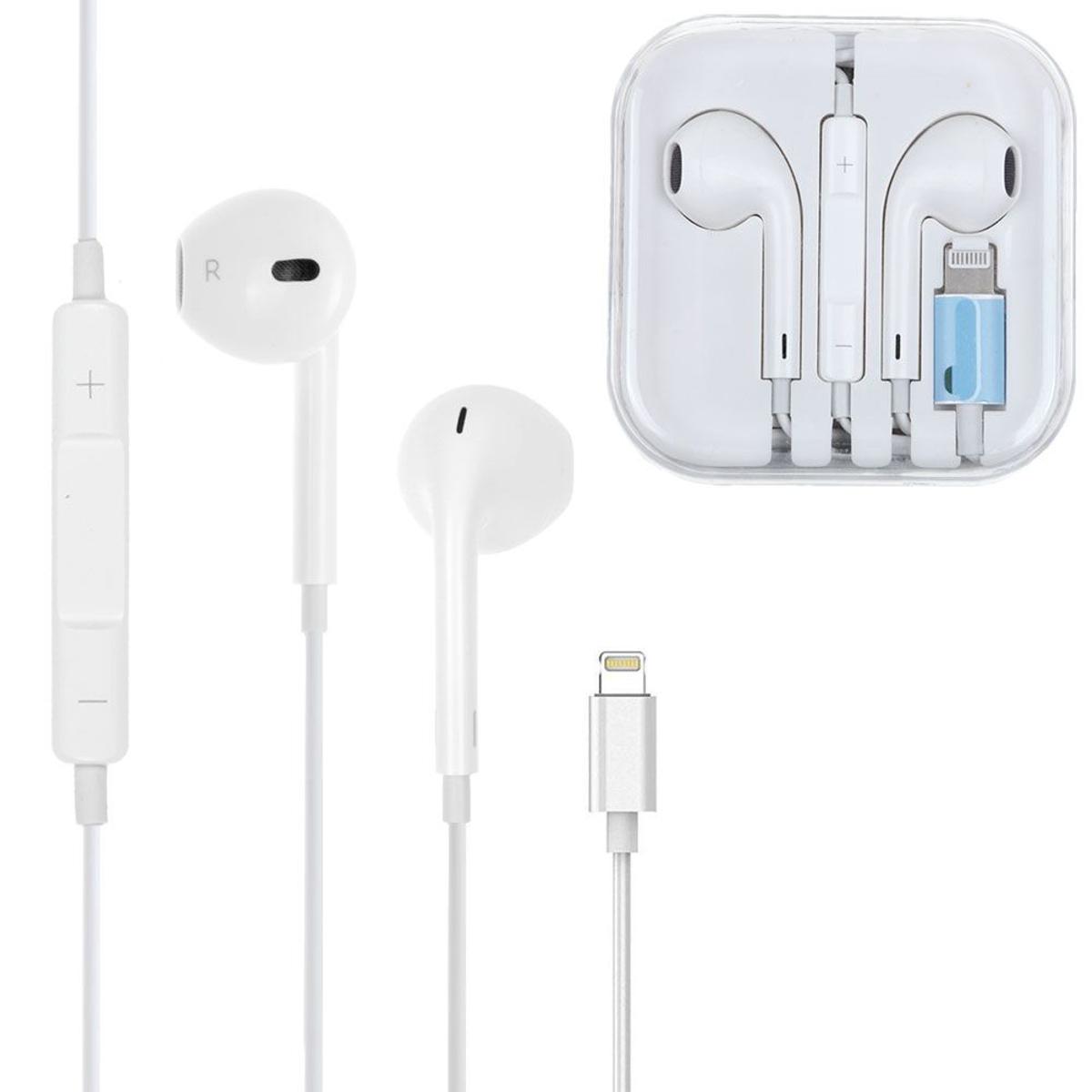 Apple EarPods with Lightning Connector In Ear Earphones In-line Remote Microphone for iPhone 7 7 Plus 8 8 Plus X - Headphone - Headphone - Ear Phone - Earphone