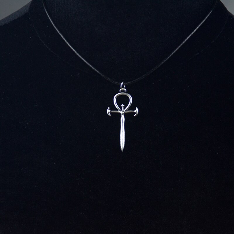 【DM bag factory Store】Vampire Ankh Pendant gothic order nosferatu symbol