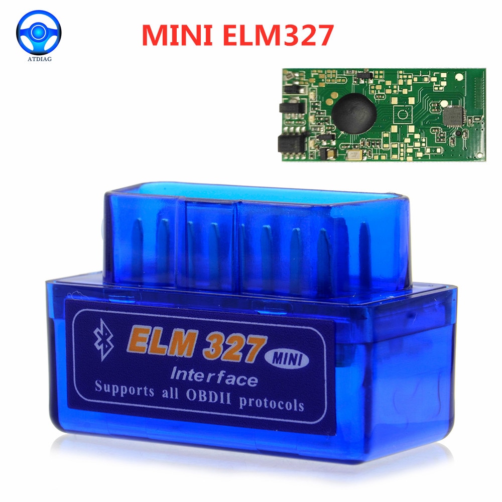 OBD V2.1 mini ELM327 OBD2  Auto Scanner OBDII 2 Car ELM 327 Tester Diagnostic Tool for Android Windows Symbian in stock. 