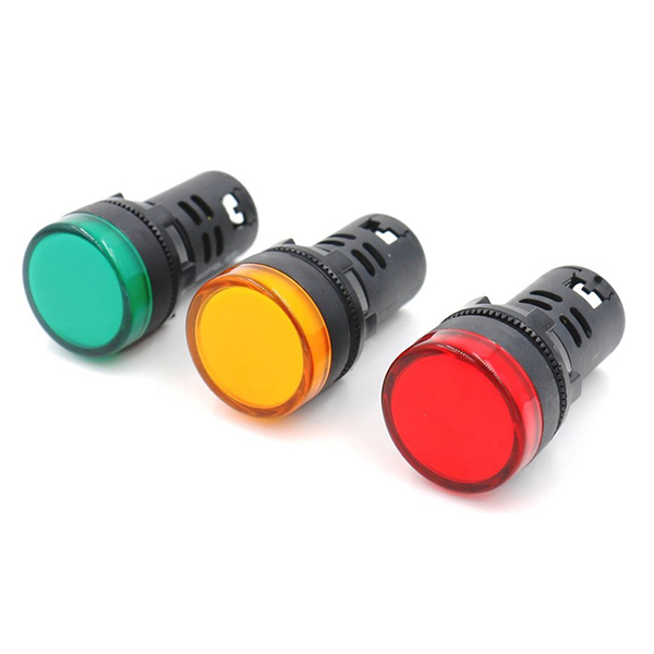 Any Color LED Panel Indicator Lights 22mm AC 220V LED Panel Indicator Lights Lamp For Mining Industry. 