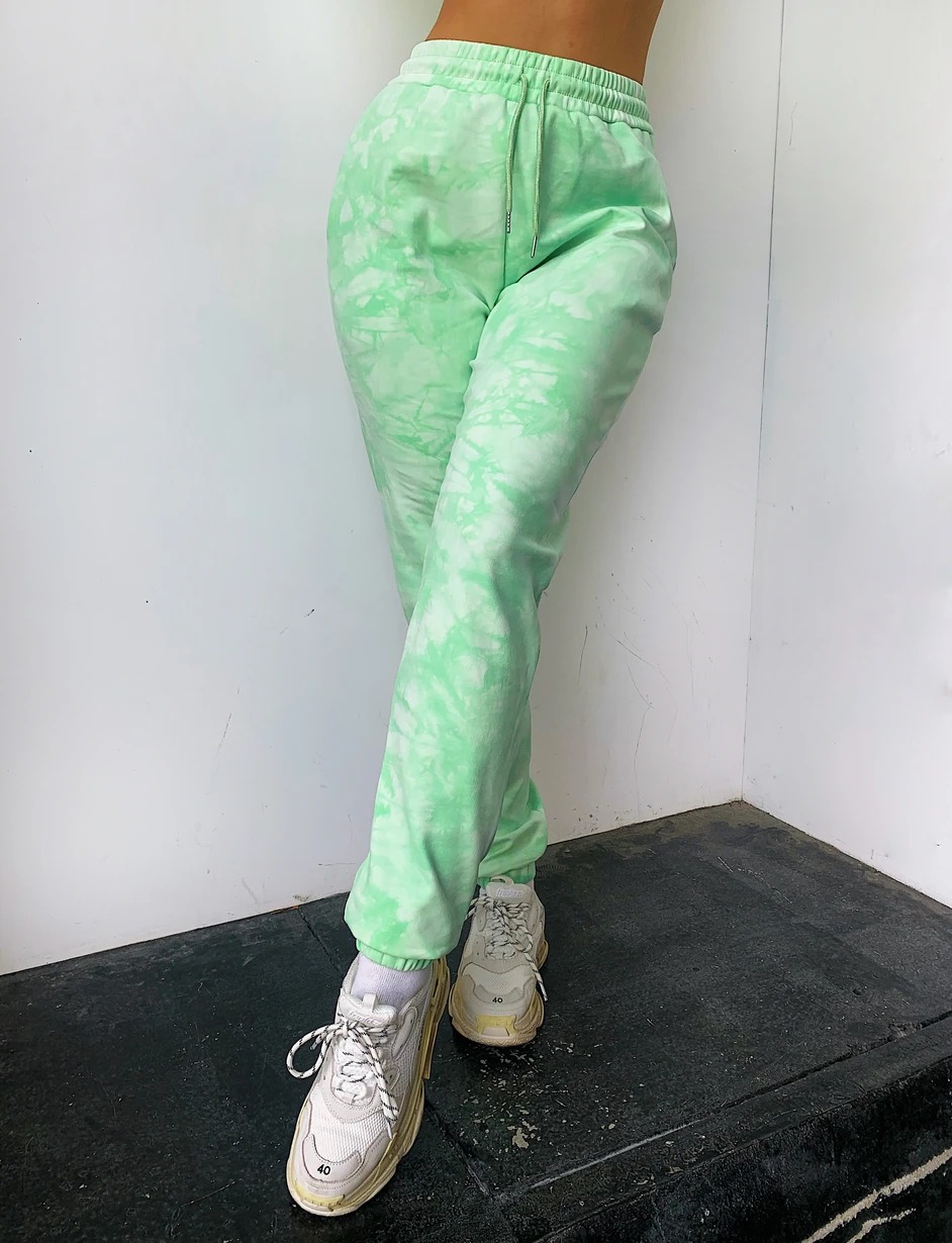 Wild fable green tie dye sweatpants hot sale