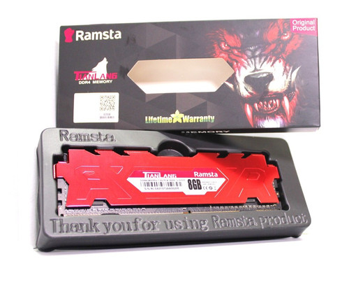Ramsta DDR4 8GB 2666MHz Desktop  Ram with  Heatsink   life time  Year Warranty. 