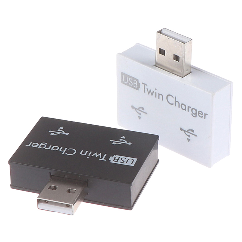 External 2 Port USB Splitter USB HUB Micro USB Power Port Multi-port Adapter Creek. 