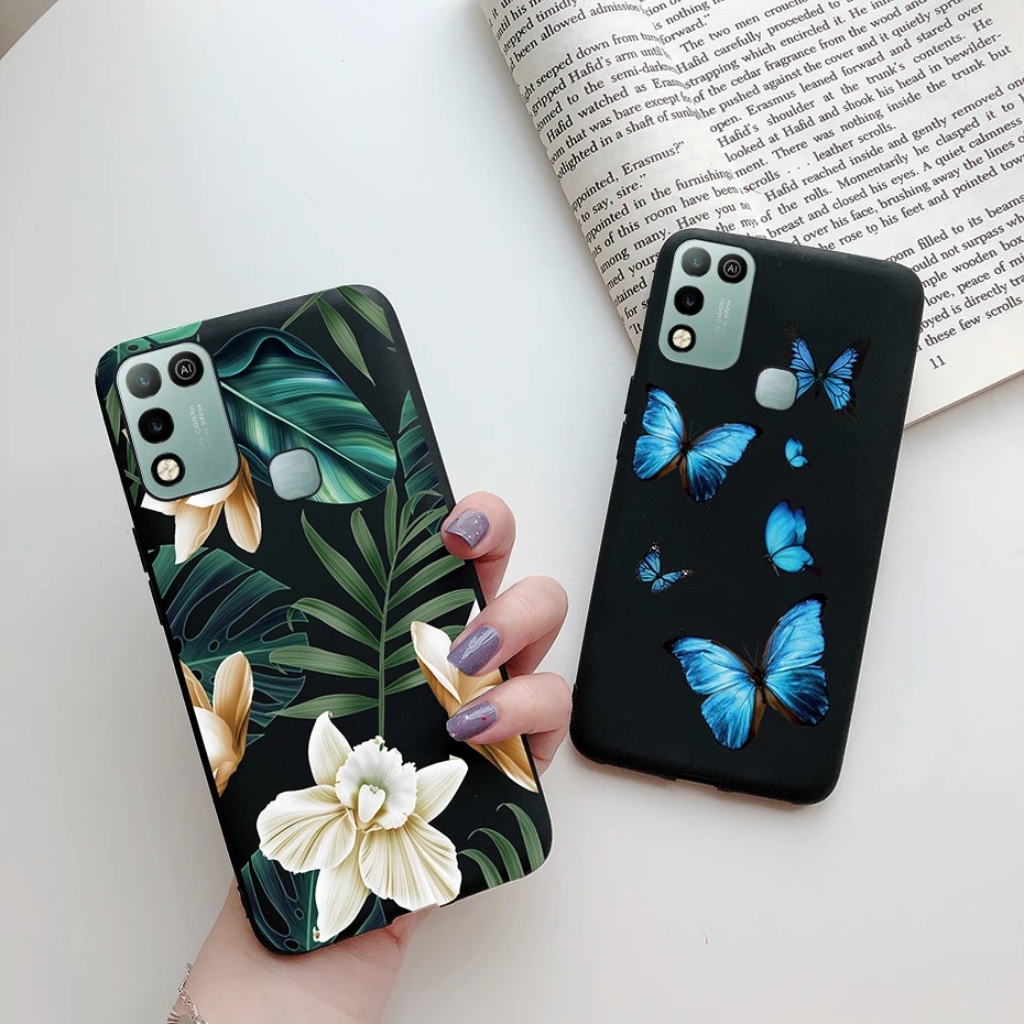 For Infinix Hot 11 Play Case Soft Silicone Cute Cartoon Painted Phone Case For Infinix Hot 11 Play Hot11 Play Back Cover Fundas. 