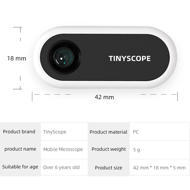 TIPSCOPE 20x-400x professional microscope Professional HD Mobile Camera Lens For iPhone Xiaomi Samsung huawei. 