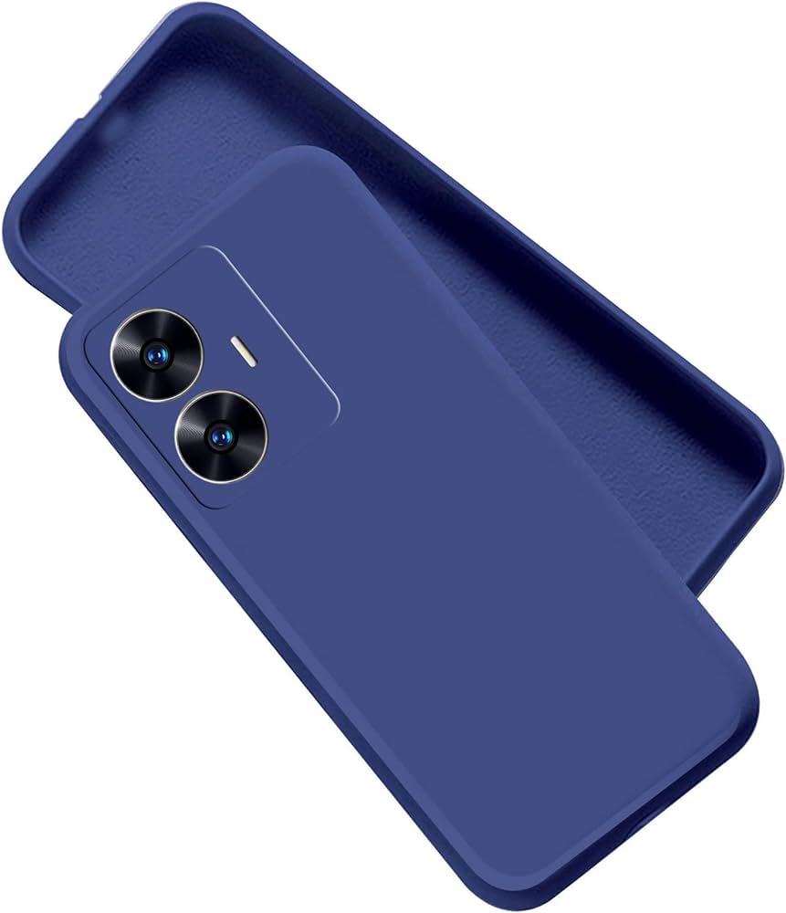 HONLEN Custodia per Realme C55 / Realme Narzo N55 (6.72 Inches), Cover Morbida in Silicone TPU, Design del Telaio Galvanico - Verde