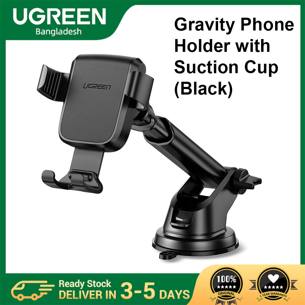Ugreen Car Mount Suction Cup UGREEN LP200 (60990) Gravity Phone Holder With  Suction Cup (Black