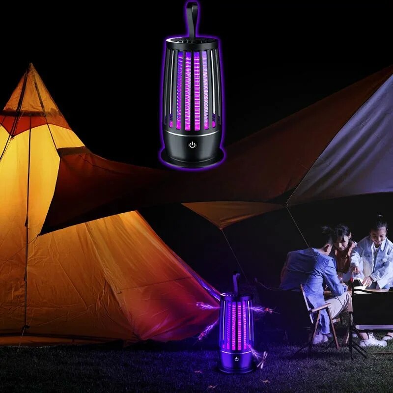 Mosquito Killer Lamp Mute Insect Repellent Electric Insect Trap Usb Charging and Plugging/Plug-in Single Use Can Select. 