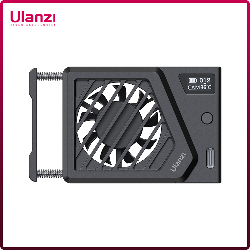 Updated Version Ulanzi CA25 Camera Cooling Fan Radiator 4K Recording Kit Heat Sink For Sony ZV-E1 R6 Mark II FUJIFILM XT4 Nikon