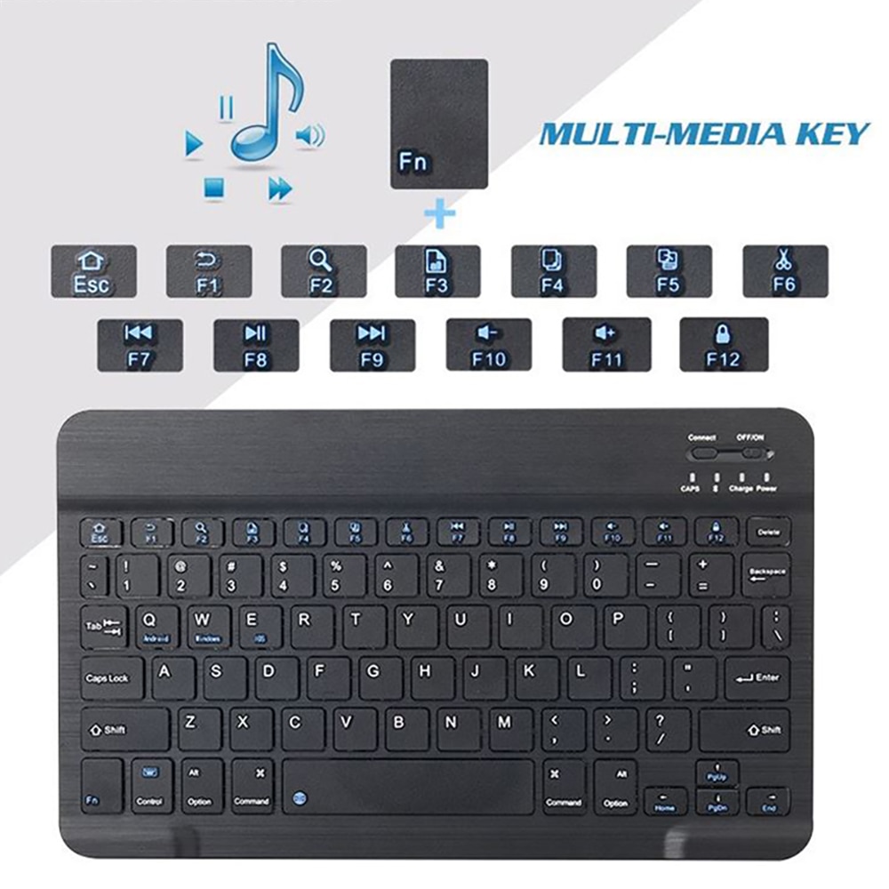Mini  Bluetooth Keyboard for Go10" GoGW10/10" GoX GBT10/9" GoX GT9X  Rechargeable Keyboard+Bracket. 