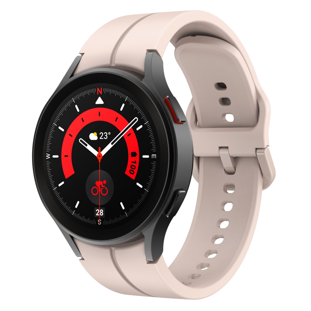 (New) Colorful Buckle Silicone Watch Band For Samsung Galaxy Watch 6 / 6 Classic