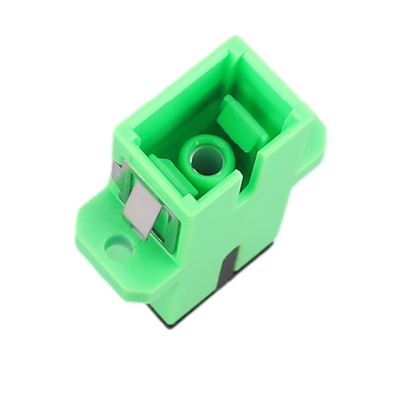 Fiber Optic Sc Keystone Coupler Green Sc/apc Optical Jack Plug Sc-Sc X Singlemode Apc For Network Lan Connector. 