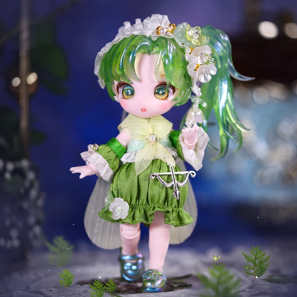DBS Dream Fairy BJD OB11 doll MAYTREE 13 ball joints of the main constellation series of cute animal collectible free stand SD. 