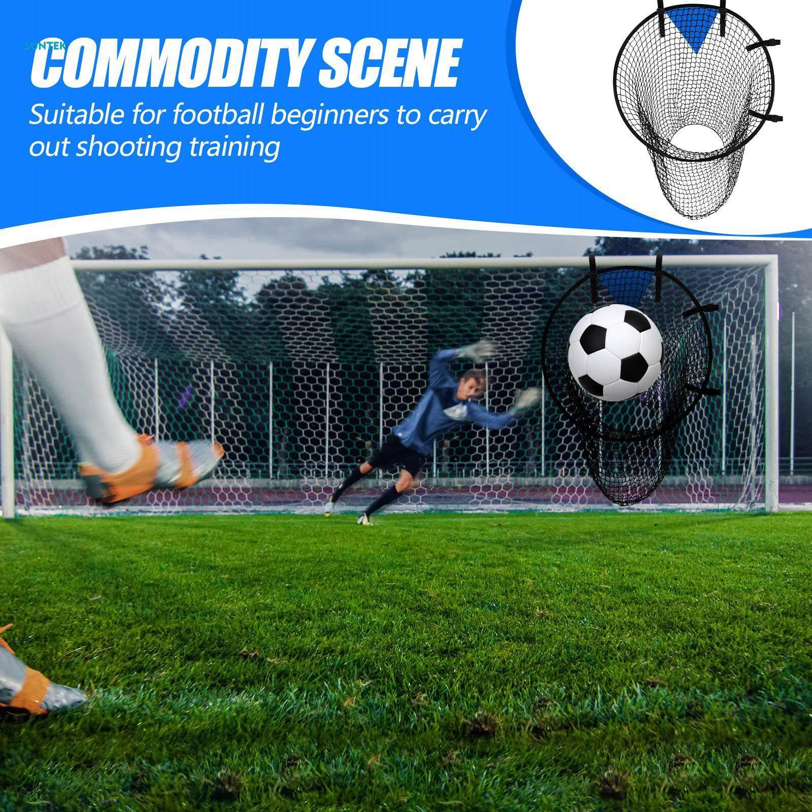 Soccer Top Bins Soccer Goal Target Nets Lightweight Football Goal Target Net. 