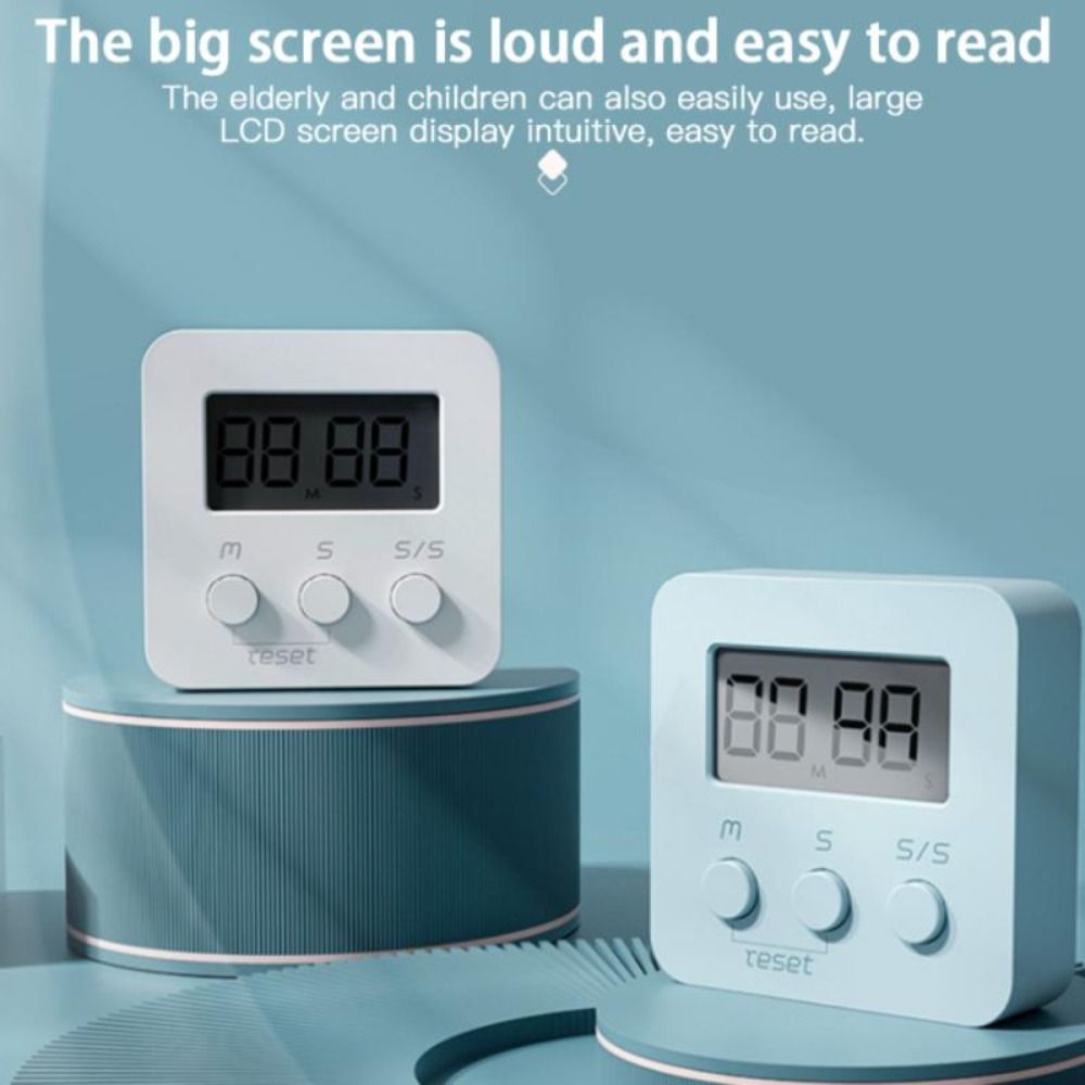 Study LCD Sleep Cooking Alarm Clock Gadget Tools Stopwatch Count Digital Timer. 