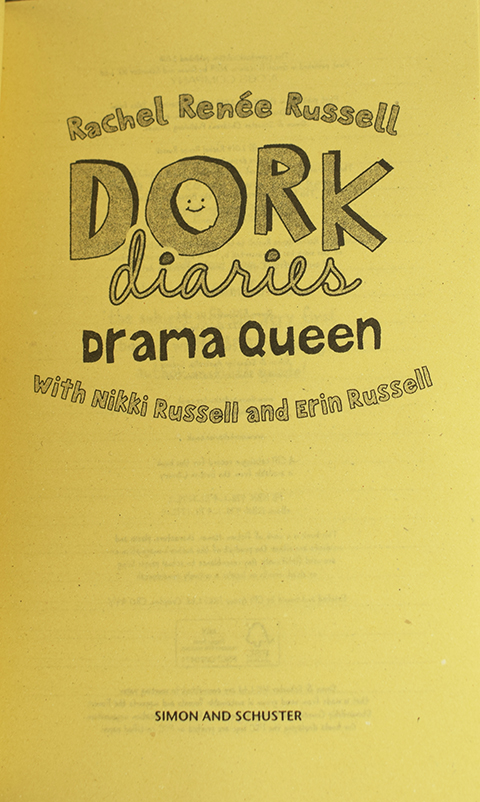 Dork Diaries D r a m a Q u e e n Paperback (Bangladeshi Print). 