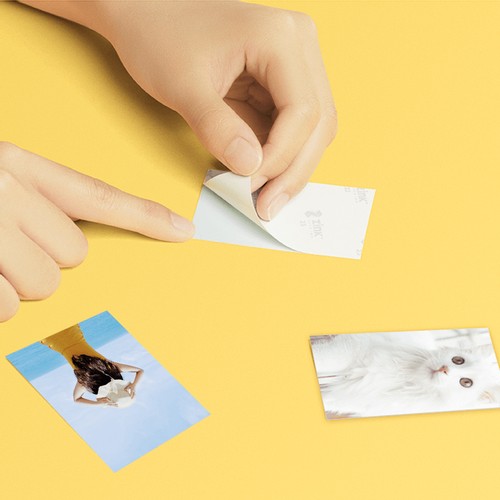 Xiaomi Mi Pocket Photo Printer 3 Inch 300dpi ZINK Non-ink Technology Portable Picture Printer APP Bluetooth Connection with 50pcs Printing Paper. 