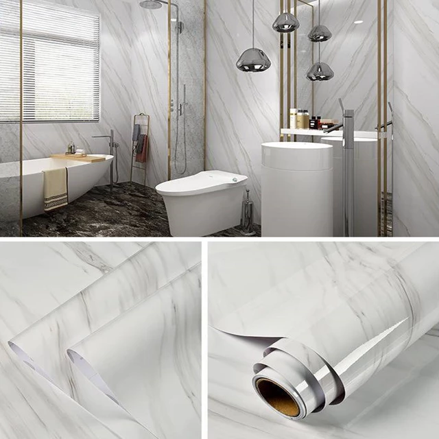 Marble wallpaper, Waterproof Sticker Modern Kitchen Table Countertop Furniture