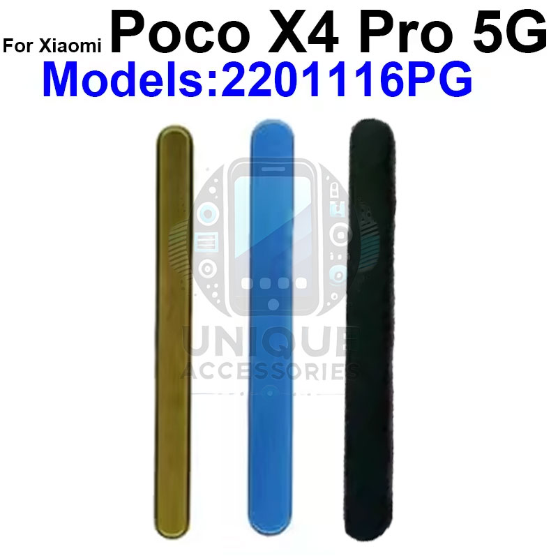 Volume Button Out Side Key For Xiaomi Poco X4 Pro 5G 2201116PG External Side Button