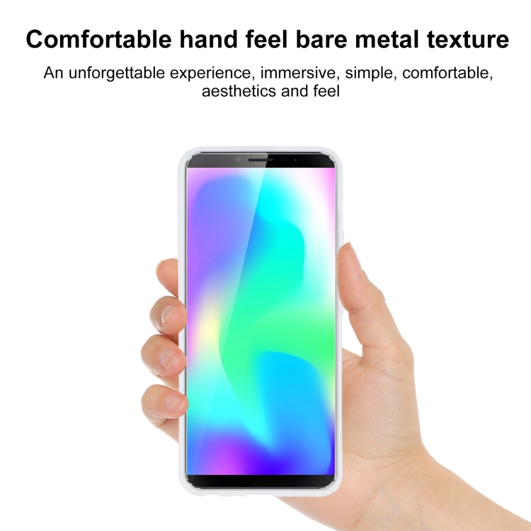 TPU Phone Case For Cubot X19(Transparent White). 